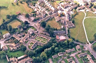 Aerial view of High House area 1990's