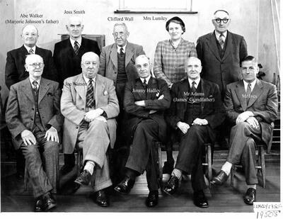 Parish Council 1950s with names