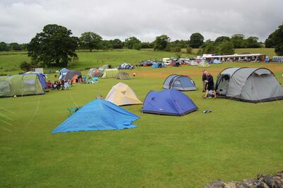 Cricket Ground camping for the 2014 Tour de France