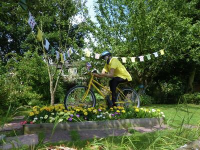 Tour de France 2014 Decorated bikes Silsden Road