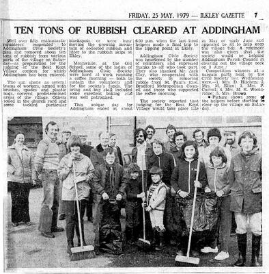 Village Clean Up 1979 Report