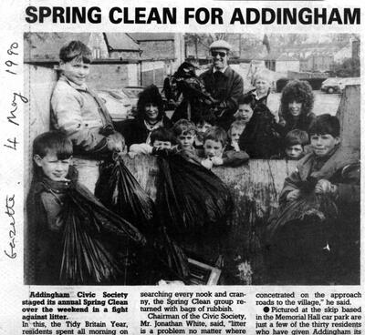 ACS Village Clean up 1990 report