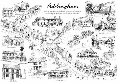 ACS Dyson Illustrated Village Map 1999 Village