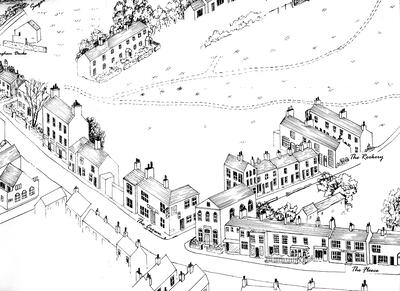 ACS Dyson Illustrated Village Map 1999 The Garth