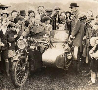 Harrogate Rally 1935 William Bradley, Jack & Jean