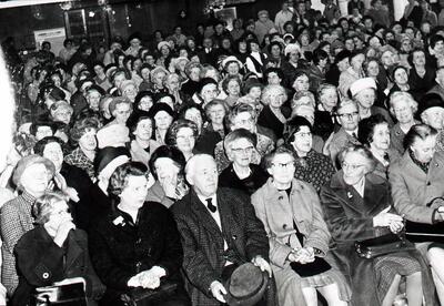 WI 1950s theatricals audience