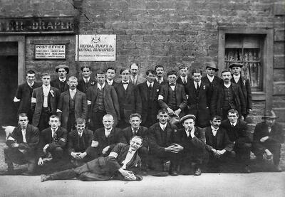 Recruits 1914-18 War at Post Office03