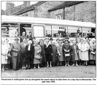 Pensioners 1962 trip to Morecombe