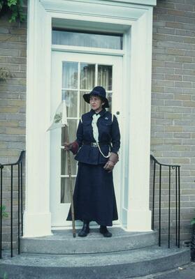 Holmes, Phyllis 1970s as guider.