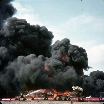Southfield Terrace 1973 Cisterns Ltd fire 01