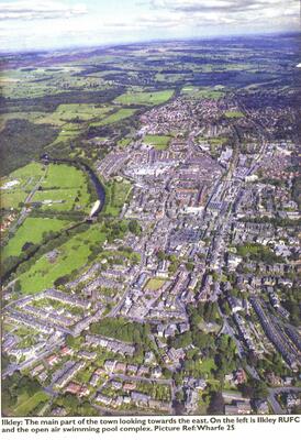 Aerial view of Ilkley