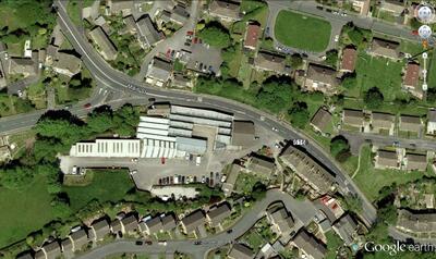 Aerial view of Addingham in 2009 - Townhead area