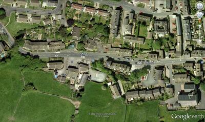 Aerial view of Addingham in 2009 featuring Main