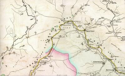Map 1830 featuring Bradshaw canal