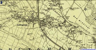 Map 1900 of the village  Second Series OS NLS