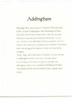 Postmarks page 04 - about Addingham