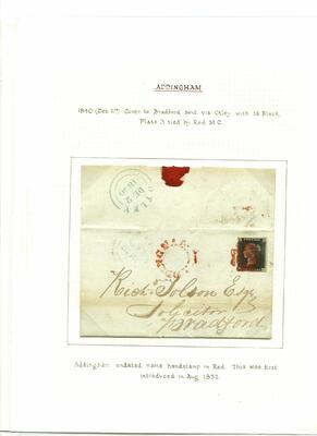 Postmarks page 08 - 1840, Dec 12, cover