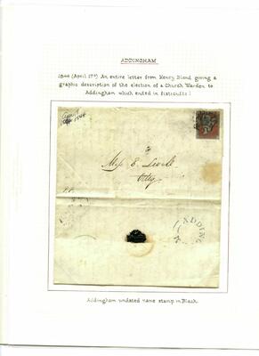 Postmarks page 12 - 1844 April 17 cover