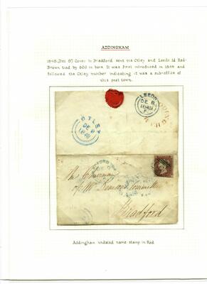 Postmarks page 18 - 1848 Dec 8 cover