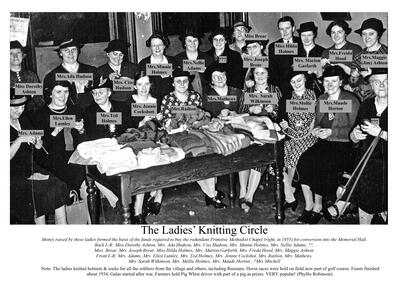Knitting Circle, Ladies  1942