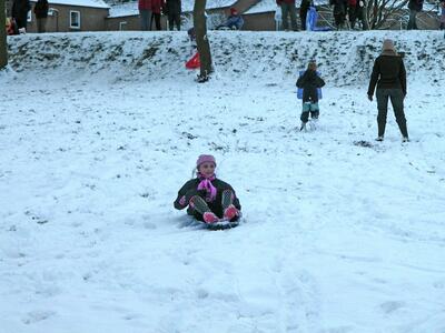 Sledging in the park 2006