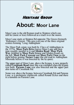 About Moor Lane