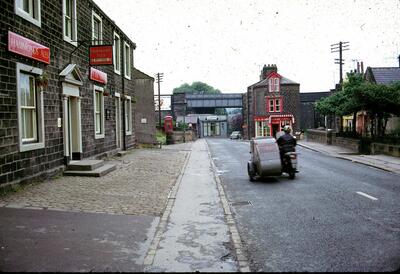 106 - 113  Main St 1966 down - Swan down to