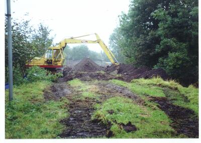 Marchup Ghyll 1998 Simon Haigh clearing site