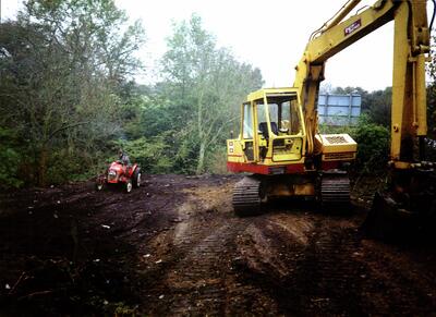 Marchup Ghyll 1998 Simon Haigh clearing site