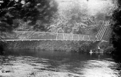 Bark Lane 1905 - Suspension Bridge