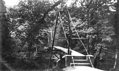 Bark Lane 1911 - Suspension Bridge