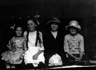Four Brear girls at Sawmill