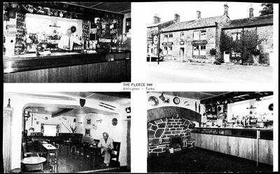 154 Main St The Fleece 1970s postcard