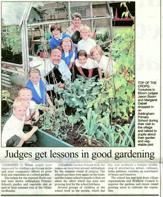 Garden Friends 2009-07 Judging Report