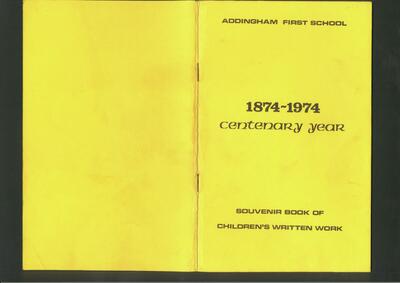 First School 1974 Centenary Book 01