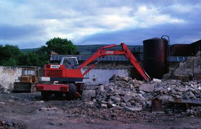Low Mill 1985-6 - Demolition