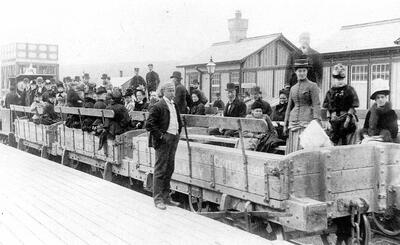 Railway 1888 Contractor's train