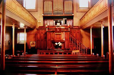Wesleyan Chapel 1960s - Interior03