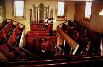 Wesleyan Chapel 1960s - Interior05